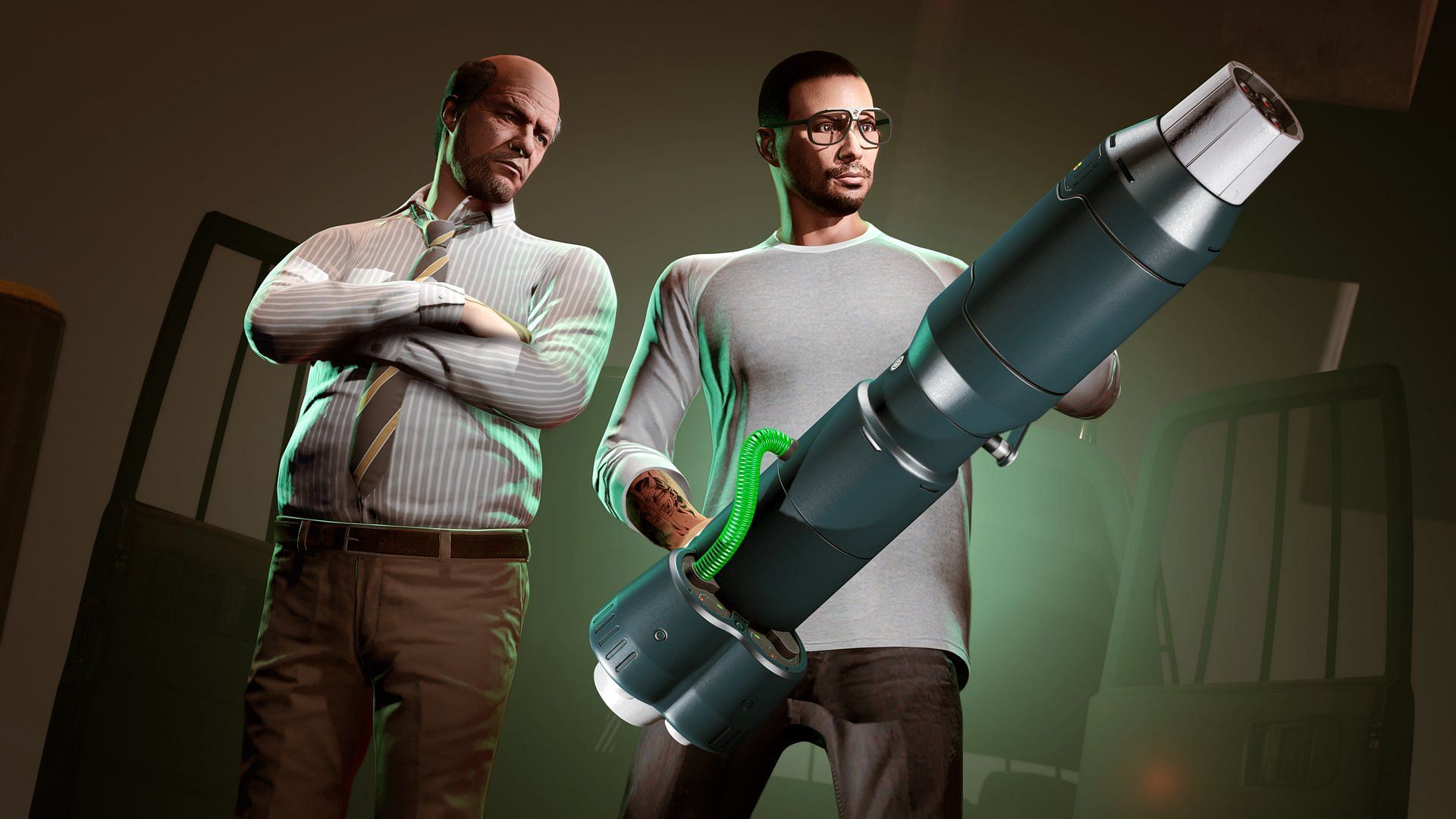 GTA+ users should buy the Widowmaker at the Gun Van (Image via Rockstar Games)